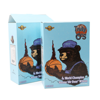Boîte en papier de carton étanche haut de gamme personnalisée pour l'emballage portable de céréales de vêtements pour chaussettes t-shirts sweats à capuche sous-vêtements