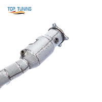 Tubo de Escape de Acero Inoxidable para Audi A4 A5 B8 2008-2016 1.8T 2.0T EA888, Producto en Oferta