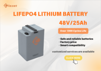 Batterie de moto électrique à deux roues, pack de batteries au lithium 48V 25Ah 40Ah LiFePO4 certifiée CE, plus de 1000 cycles, batterie de vélo électrique