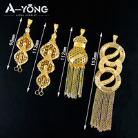 Pendentifs et Breloques de Mode Personnalisés en Or 18 carats avec Pompon Vintage Élégant du Moyen-Orient pour Femmes - Vente en Gros