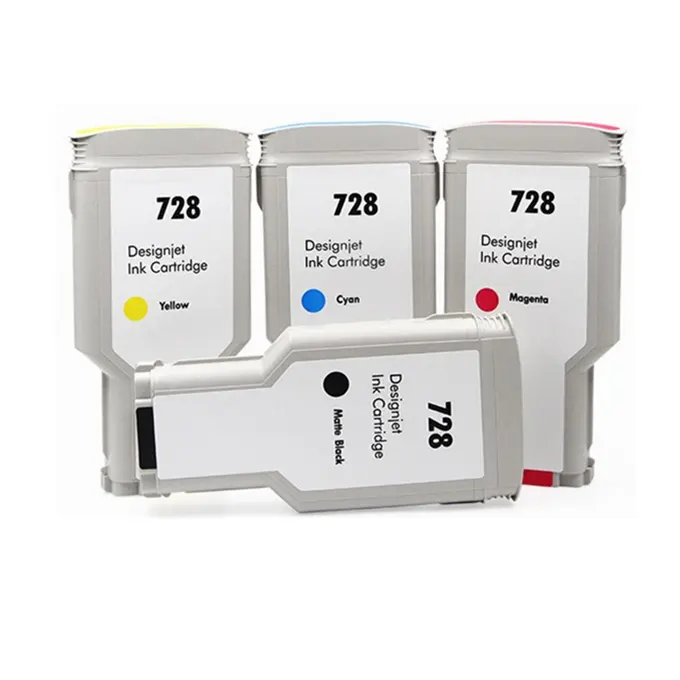 خرطوشة حبر متوافقة ل HP 728 DesignJet T730 T830 خرطوشة الحبر طابعة F9J68A F9K17A F9K16A F9K15A F9J67A F9J69A