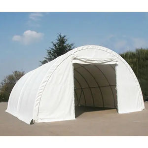 Tente de stockage industrielle à double treillis Q235 à grande portée / Abri portable / Tentes de stockage étanches - Product Image 2