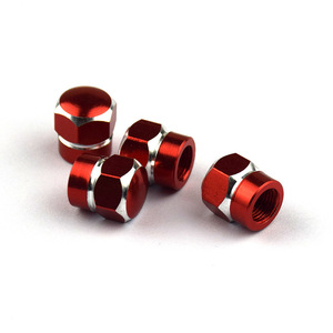 Tapa de válvula de aleación de aluminio, cubierta hexagonal antipolvo para vehículos todoterreno, bicicletas, neumáticos sin cámara, accesorio automotriz - Product Image 4