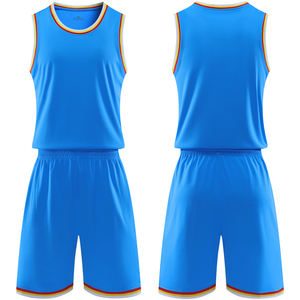 专业男士成人无袖篮球衫100% 涤纶透气面料可定制队名标志位置来样定做 - Product Image 4