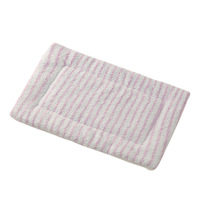 Tapis pour animaux de compagnie en polaire corail, rembourré en coton PP, coussin rectangulaire amovible et lavable pour chats, chiens, petits animaux, utilisation en intérieur