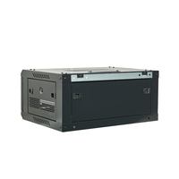 Baie de serveur insonorisée 9U pour centre de données, en acier, avec porte vitrée avant, protection IP20, capacité 6U 4U, en stock