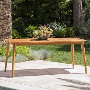 DB Outdoor MESA DE COMEDOR DE MADERA ACACIA Elegante y duradera para uso en patio o jardín - Product Image 5