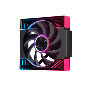 Jungle Leopard STAR BLOCK V3SE 120mm ARGB Case Fan, Modular Daisy Chain Design, Dual-Sided Infinite <b>Mirror</b> RGB Lighting, Reversi - Product Image 3
