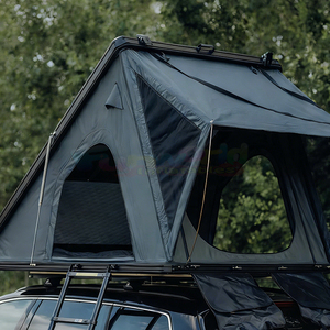 4-Season Waterproof Roof Top <b>Tent</b> With Abs Hard Shell Roof <b>Tent</b> Straight Bracing Type For Camping <b>Car</b> <b>Rooftop</b> <b>Tent</b> With Ladder - Product Image 2