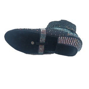 Bottes <span class=keywords><strong>de</strong></span> <span class=keywords><strong>danse</strong></span> <span class=keywords><strong>de</strong></span> luxe personnalisées avec strass en cristal coloré pour femmes, talons scintillants pour salsa, bachata, performance, <span class=keywords><strong>danse</strong></span> <span class=keywords><strong>sociale</strong></span> - Product Image 5
