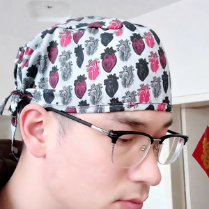 Gorro de Médico, Enfermera o Cirujano con Diseño de Calavera para Veterinaria - Product Image 5