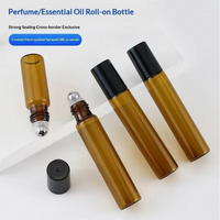 Botol Roll On Kaca Amber Kosong Chenlan Spot Wholesale 3ml 5ml 10ml untuk Parfum, Minyak Atsiri, Kosmetik, dengan Tutup Sekrup
