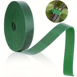 สายรัดไนลอนแบบนำกลับมาใช้ใหม่ได้12มม. สายรัดสำหรับต้นไม้ในสวนแบบ DIY ง่ายต่อการจัดสายรัดด้านหลังตะขอและห่วงเทป - Product Image 3