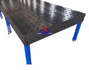 Mesa de soldadura y fabricación, serie D28, 3D, con escala de medición - Product Image 6