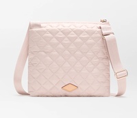Sac à bandoulière matelassé minimaliste pour enfants, petit format, léger, à carreaux, avec sangle chaîne losangée, collection 2026