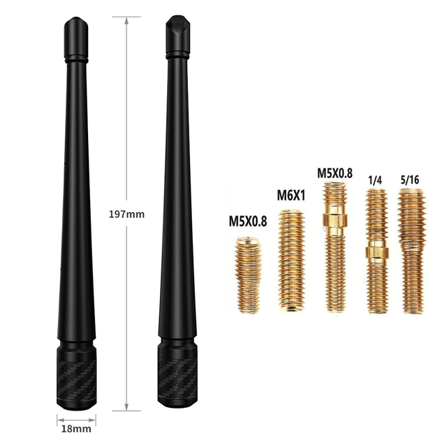 Radio Car Antenna Auto Car Auto Antenna AM/FM Radio Aerial Screw Type Universal Car Accessories
