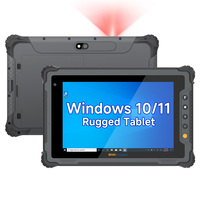 Tableta Robusta Emdoor de 8 Pulgadas con Windows, Procesador N5100, 4G, GPS, NFC, Escáner de Código de Barras, IP65, Resistente al Polvo y al Agua, PC Industrial Robusto
