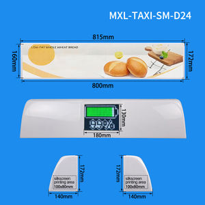 Bandes lumineuses LED étanches, boîte lumineuse de toit de voiture, matériau de haute qualité, écran publicitaire LED pour toit de voiture, écran publicitaire LED pour taxi - Product Image 3