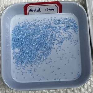 Piedra preciosa suelta de Topacio Azul suizo natural de corte redondo de 0,8-3,0mm - Product Image 5