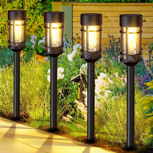 Lampe solaire à filament de tungstène pour pelouse, éclairage extérieur pour allée de jardin, lumière décorative de paysage, 2W, indice de protection IP - Product Image 1