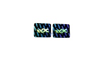 Étiquette de sécurité holographique personnalisée en gros, autocollant anti-contrefaçon, étanche, inviolable, en PET durable pour la protection de la marque