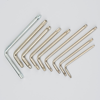 Clé hexagonale M2 M4 4 mm 5 mm en acier au carbone / Clé Allen Torx en forme de L Clé hexagonale à embout sphérique 5/32 Clé Allen