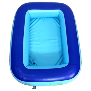 Piscina familiar cuadrada inflable de 180 CM, piscina infantil de una capa para niños, piscina de pesca - Product Image 1