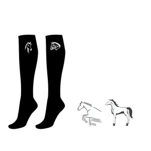 Unisex Comfortable Knee High Horse Riding <strong>Socks</strong> with Custom Logo Youth Equestrian <strong>Boot</strong> <strong>Socks</strong> - Product Image 1