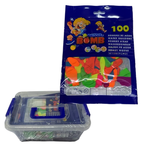 MNJ Water Balloons 100Pcs With Storage Box For Outdoor Play - Product Image 1