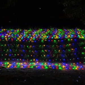 סיטונאי נטו אור מותאם אישית גודל נטו אורות שלט רחוק עבור חיצוני גן עץ דשא חג המולד פלאש פיות אורות