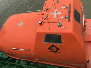 قارب نجاة مغلق بتصميم فريد معتمد من SOLAS، مصنوع من الزجاج والفولاذ، قارب متين للسلامة المائية بسعة 8 أشخاص - Product Image 4