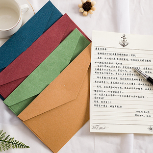 Lettera di invito alla cerimonia busta ispessita in stile occidentale busta d'<span class=keywords><strong>ingresso</strong></span> dorata e semplice alta qualità e alta moda - Product Image 4