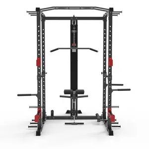 Commercial Gym fitness Comprehensive Training Multi-function Smith Machine Combination Squat Rack DY-7008A