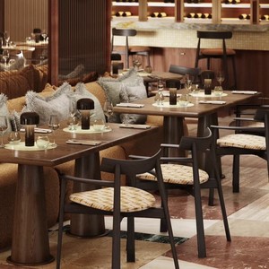 Sillas y Bancos Modernos de Alta Gama para Restaurantes Comerciales, Banqueta Tapizada de Lujo para Comedores Elegantes - Product Image 2