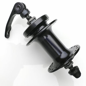 Moyeux de vélo noirs Shenghu 32H en alliage d'aluminium avec axe en acier et système de déverrouillage rapide pour roue avant - Product Image 5