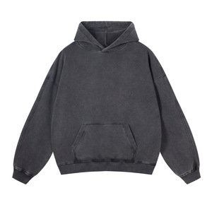 HD017 <span class=keywords><strong>Vintage</strong></span> <span class=keywords><strong>Streetwear</strong></span> Hombres <span class=keywords><strong>Ropa</strong></span> 420 Gsm Heavyweight Washed Unisex Hoodies - Product Image 1