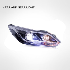 Fari per <span class=keywords><strong>Ford</strong></span> <span class=keywords><strong>Focus</strong></span> 12-14, Gruppo Ottico Modificato con Luci Diurne a LED e Fari Allo Xenon a Doppia Lente - Product Image 4