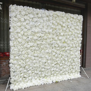 Wholesale <b>Artificial</b> <b>Flower</b> <b>Wall</b> Fake <b>Flower</b> Backdrop Wedding <b>Wall</b> Background for Baby Shower Birthday Bridal Decoration - Product Image 2