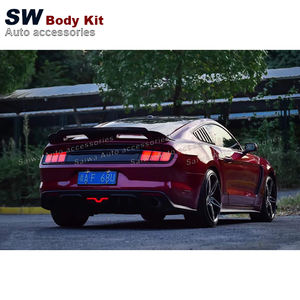 Alerón de Maletero Trasero de Fibra de Carbono <span class=keywords><strong>Real</strong></span> para <span class=keywords><strong>Ford</strong></span> Mustang GT500 Shelby GT350R Coupé 2 Puertas 2015-2020 - Product Image 3