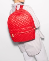 Sac à dos d'ordinateur portable matelassé pour enfants, ultra résistant à l'eau, léger et durable, avec logo personnalisé, motif fraise, collection 2025