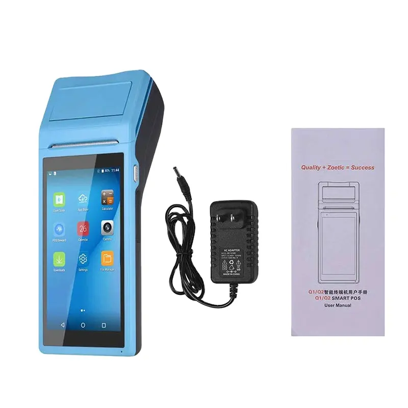Мини-мобильная портативная машина pos с принтером Android PDAs pos для лотереи