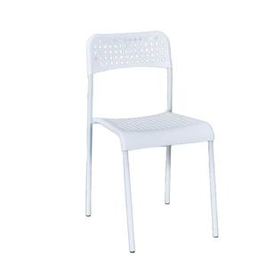 Silla de Comedor de Plástico con Respaldo para Adultos, Uso en Interiores - Product Image 1