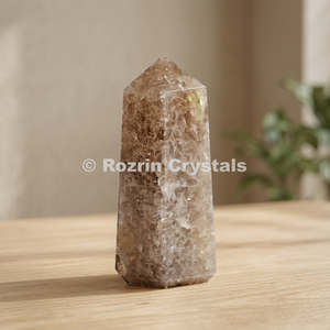 คริสตัลหินสมุนไพรรมควันแกะสลักเป็นของที่ระลึกโดย Rozrin Crystals - Product Image 2