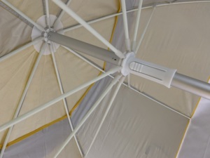 Giardino esterno Piscina Pieghevole Ventilato <span class=keywords><strong>Blu</strong></span> Sole e Pioggia Baldacchino Ombrello per la Spiaggia e Gli Eventi Sportivi - Product Image 5