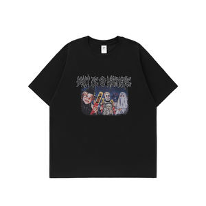 T-shirt Streetwear épais pour hommes avec logo et image T-shirt personnalisé surdimensionné pour hommes T-shirt imprimé par sublimation - Product Image 2