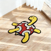 Tapis Bart Simpson Hypebeast, style personnage de dessin animé personnalisé, tapis en peluche de forme irrégulière pour la décoration de chambre streetwear