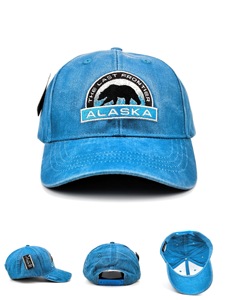 Customized Retro Distressed Waxed Cloth Minimalist and Fashionable Outdoor Casual Baseball Cap - Product Image 2