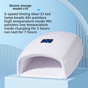 Rechargeable Cordless Nail Dryer Quick-Dry Auto <b>Sensor</b> UV LED Lamp Gel Polish Manicure Salon Drying Curing <b>Light</b> Wireless Tool - Product Image 4
