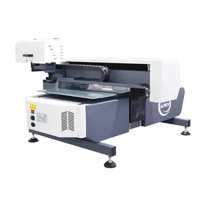Snellere Afdruksnelheid Promotie A1 Formaat Digitale Flatbed Uv Led Printer Canvas 6090 UV-Printer