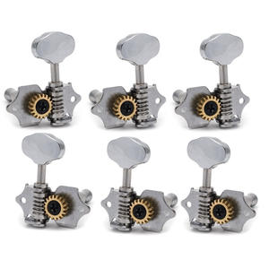 ตัวปรับเสียงแบบเปิดเกียร์ อัตราทด 18:1 สำหรับกีตาร์และอูคูเลเล่ สีโครเมียม - Product Image 1